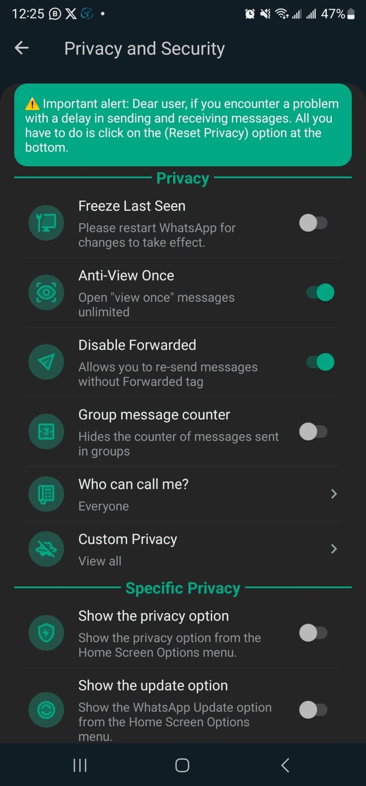JTWhatsApp screenshot 2