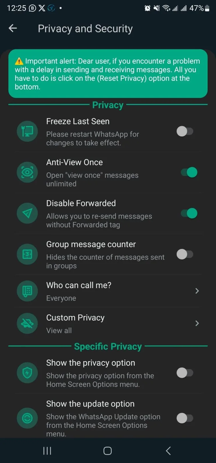 JTWhatsApp screenshot 2
